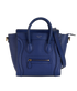 Nano Luggage Tote, &pound;650, Handbags, Blue, Leather, Front view